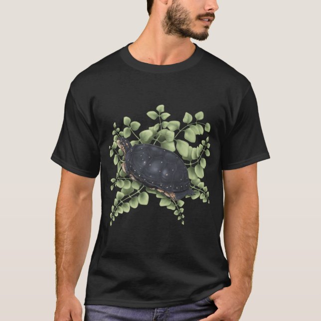 Camiseta amigos da tartaruga manchada (Frente)