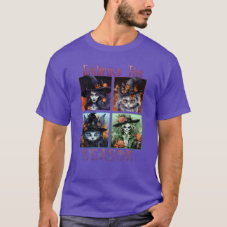 Camiseta Amigos da temporada de Embracehe Halloween