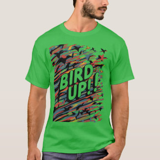 Camiseta amigos das gírias britânicas de pássaros