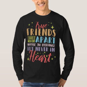 Camiseta Amigos de Amizade de Longa Distância se Movendo 7
