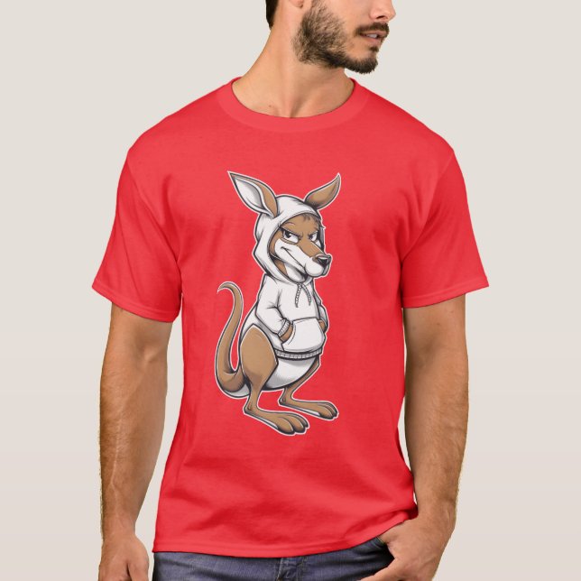 Camiseta Amigos de animais australianos canguru (Frente)