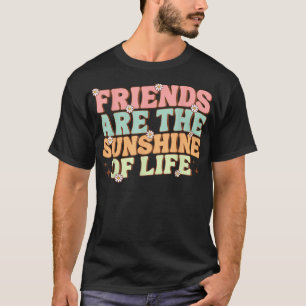 Camiseta Amigos de Besties Correspondentes Amigos são o Sol