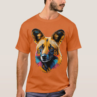 Camiseta Amigos de cachorro selvagem africano
