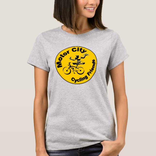Camiseta Amigos de Ciclismo de Cidade Motor (Frente)