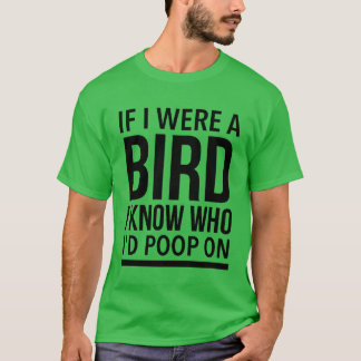 Camiseta Amigos de cocô de pássaro