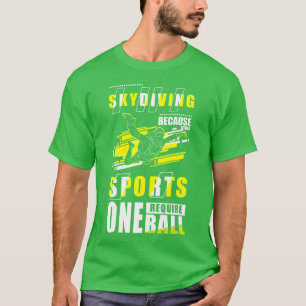 Camiseta Amigos de esportes de voo de paraquedas