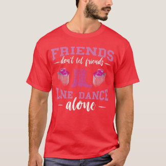 Camiseta Amigos de Line Dance Botas de Line Dance Chapéu Li