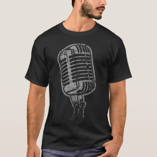 Camiseta amigos de microfone hip hop