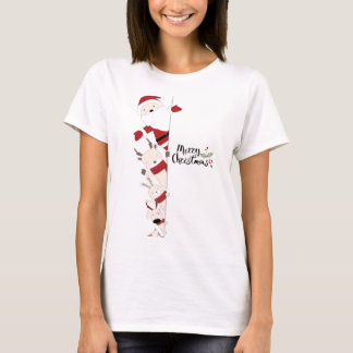 Camiseta Amigos de Natal Espiando