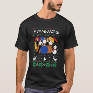 CAMISETA AMIGOS DE NATAL MODERNO