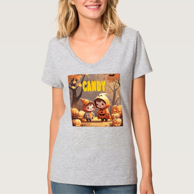 Camiseta Amigos de outono personalizam (Frente)