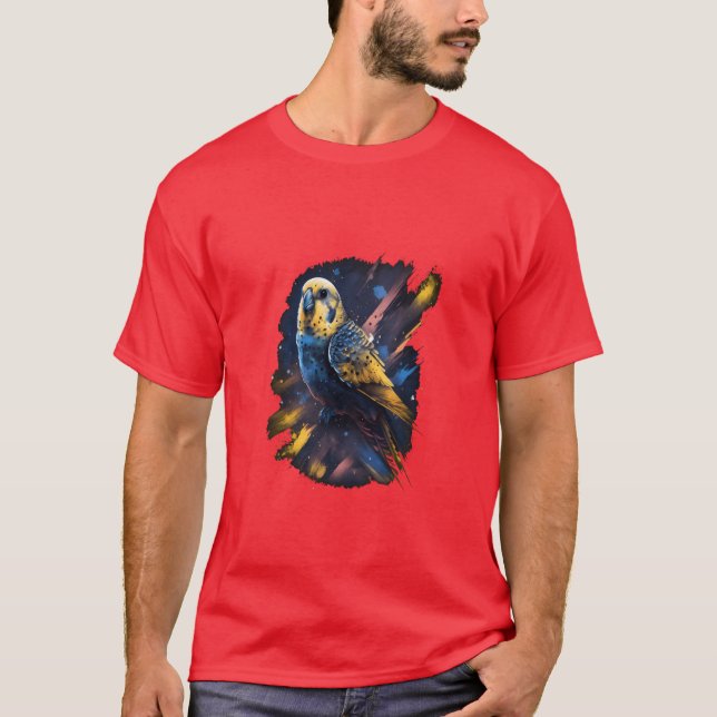 Camiseta Amigos de Pássaros do Império do Bugerigar do Espa (Frente)