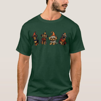 Camiseta Amigos de presente de Cães de Bruxa