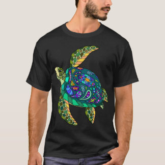 Camiseta Amigos de seaurtle paisley