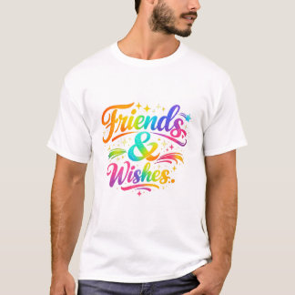 Camiseta "Amigos & Desejos."