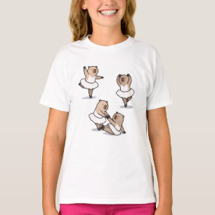 Camiseta Amigos do Ballet do Capivara Dança Engraçada do La