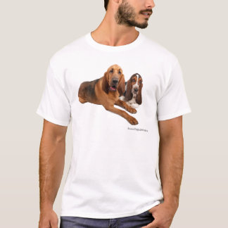 Camiseta Amigos do Basset e do Bloodhound