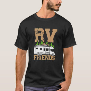 Camiseta Amigos Do Camping Rv Do Autohome