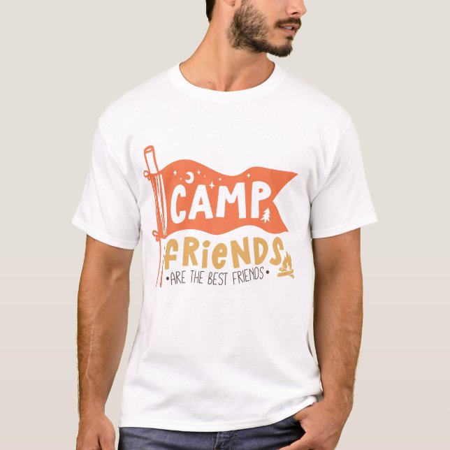 Camiseta Amigos Do Campo São Os Melhores Amigos (Frente)