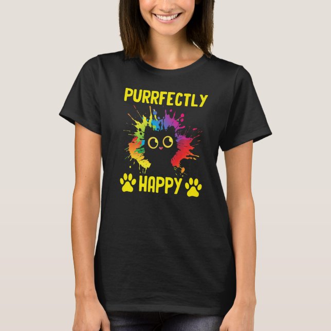Camiseta Amigos do Cat Pun, Puramente Felizes, Kitten Buddy (Frente)