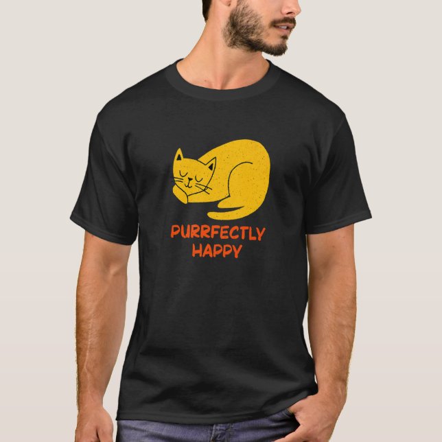 Camiseta Amigos do Cat Pun, Puramente Felizes, Kitten Buddy (Frente)