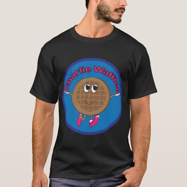Camiseta amigos do Charlie Waffles (Frente)