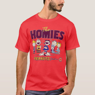 Camiseta Amigos do Clube Peanuts Snoopy Charlie Brown Homie