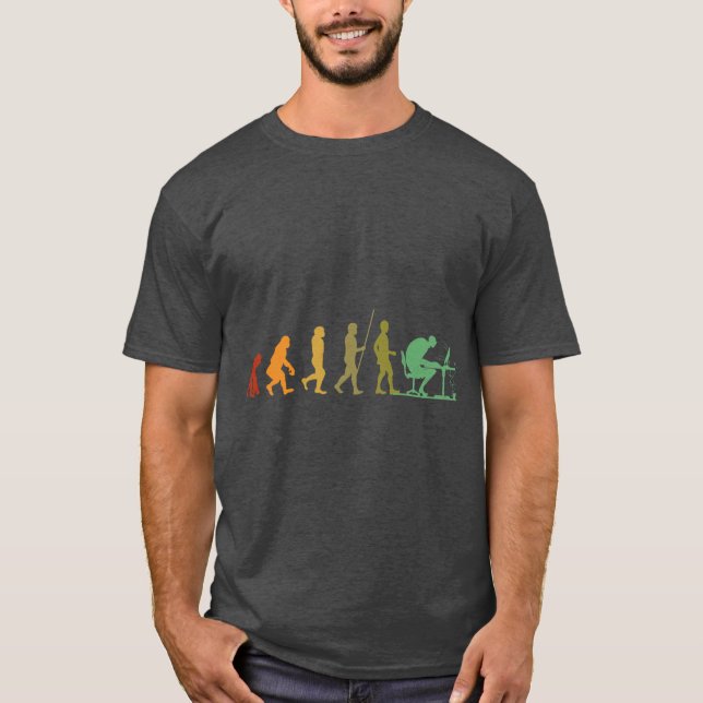 Camiseta Amigos do Computador Evolução (Frente)