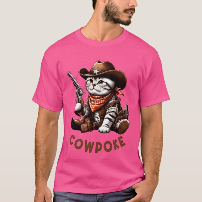 Camiseta Amigos do Cowpoke Cat (Frente)