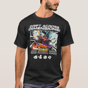Camiseta Amigos do Grupo de Drift Sonic Racing CrossWorlds