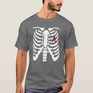 Camiseta Amigos do Halloween Skeleton Hiking