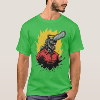 Camiseta amigos do homem serra elétrica