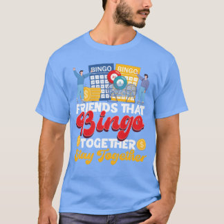Camiseta Amigos do Jogador de Bingo Meninos