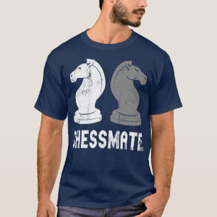 Camiseta Amigos do Jogo do Jogador de Xadrez Engraçado Engr