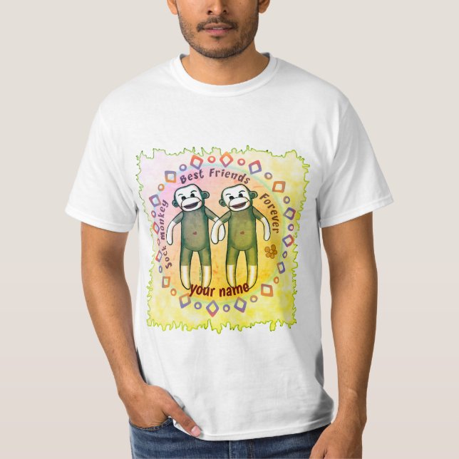 Camiseta Amigos do Macaco Sock (Frente)