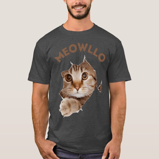 Camiseta amigos do meowllo (Frente)