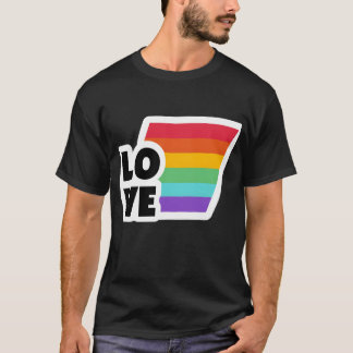 Camiseta Amigos do Mês do Orgulho do Amor Arco-Íris