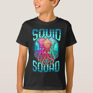 Camiseta Amigos do Otopus Ocupado do Oceano Animal do Mar d