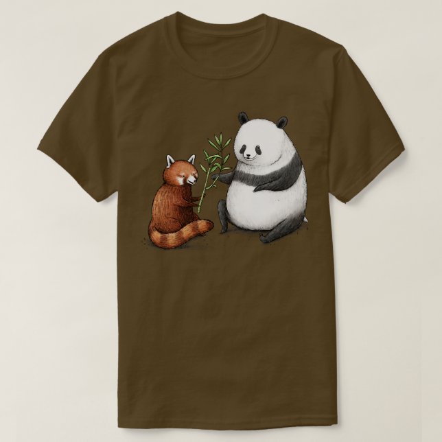 Camiseta Amigos do Panda (Frente do Design)