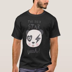 Camiseta Amigos do Panda Rock Star