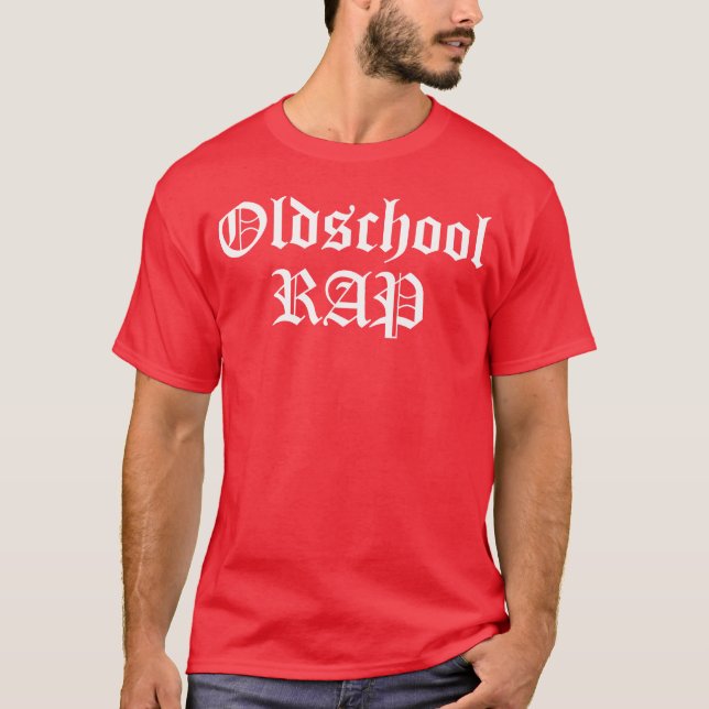 Camiseta amigos do rap antigo (Frente)