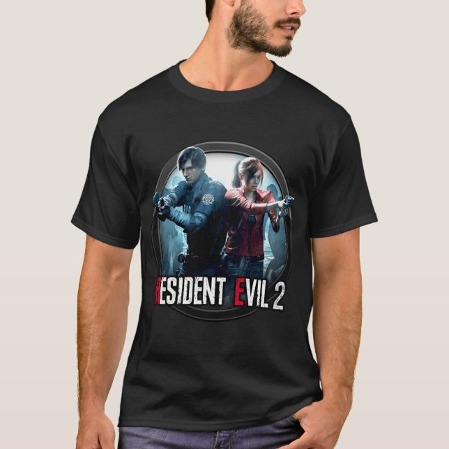 Camiseta AMIGOS DO RESIDENT EVIL 2TCsR (Frente)