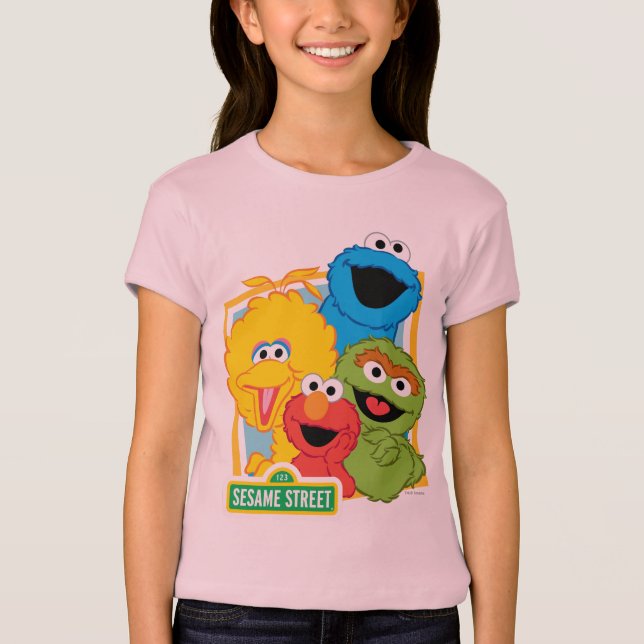 Camiseta Amigos do Sesame Street (Frente)
