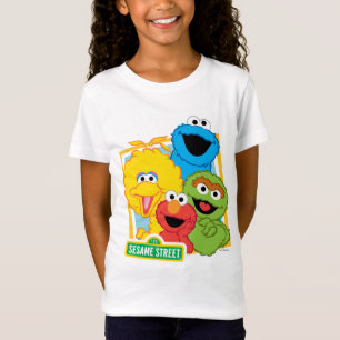 Camiseta Amigos do Sesame Street