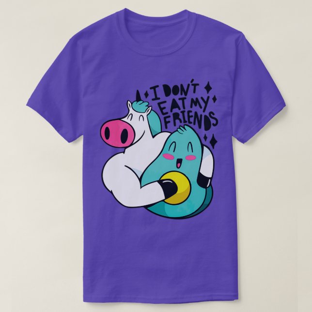 Camiseta amigos do unicorn avocado (Frente do Design)