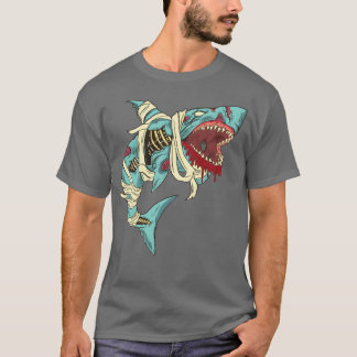 Camiseta Amigos do Zombie Shark Halloween