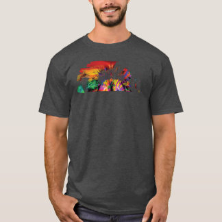 Camiseta amigos dos animais amantes de Splash colorido