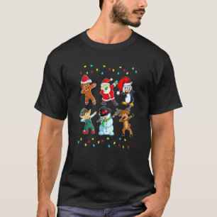 Camiseta Amigos Duendes do Papai Noel Dabando Natal