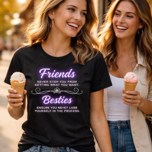 Camiseta Amigos e Melhores Amigos