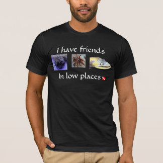 Camiseta Amigos em baixos lugares